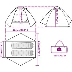 Cort VidaXL 94323 (Green) Thumb
