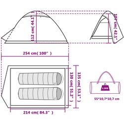 Палатка VidaXL 94327 (Green) Thumb