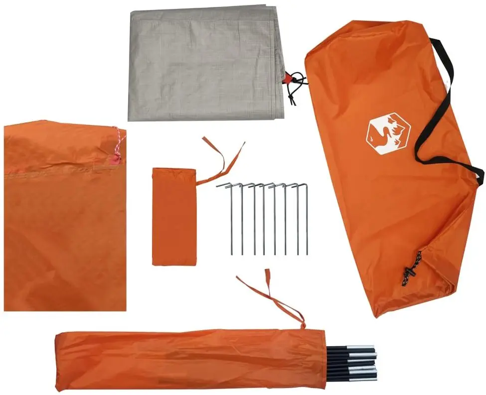 Палатка VidaXL 94329 (Grey/Orange)