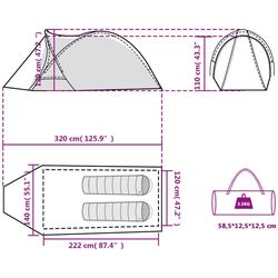 Палатка VidaXL 94342 (White) Thumb