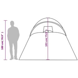 Cort VidaXL 94345 (Grey/Orange) Thumb