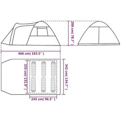 Cort VidaXL 94353 (Green) Thumb