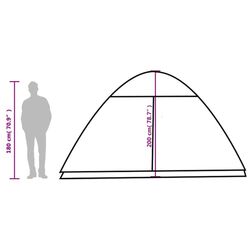 Cort VidaXL 94354 (Blue/Grey) Thumb