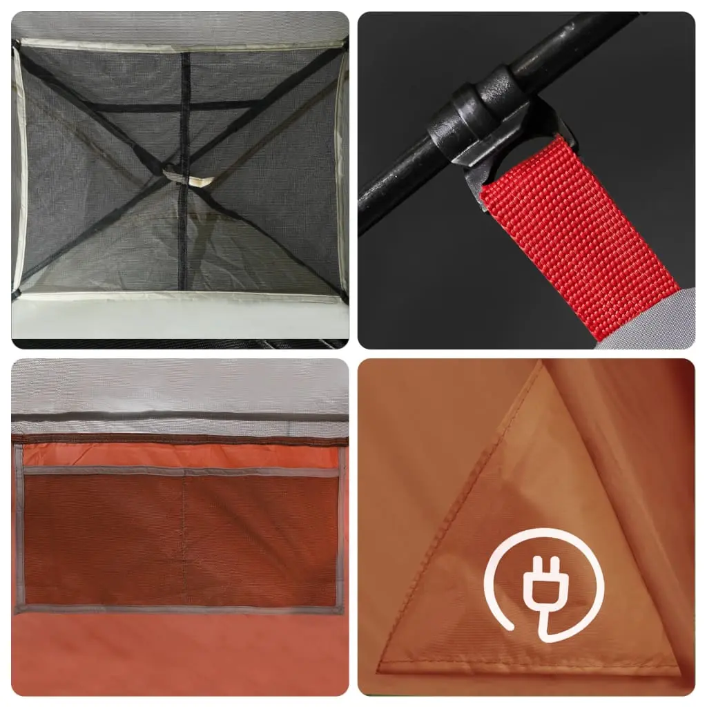 Cort VidaXL 94355 (Grey/Orange)