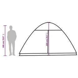 Cort VidaXL 94355 (Grey/Orange) Thumb