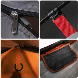 Палатка VidaXL 94358 (Orange/Grey) Thumb