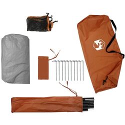 Палатка VidaXL 94358 (Orange/Grey) Thumb
