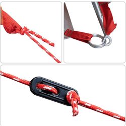 Палатка VidaXL 94358 (Orange/Grey) Thumb