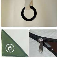 Cort VidaXL 94365 (Green/White) Thumb