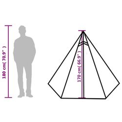 Cort VidaXL 94365 (Green/White) Thumb