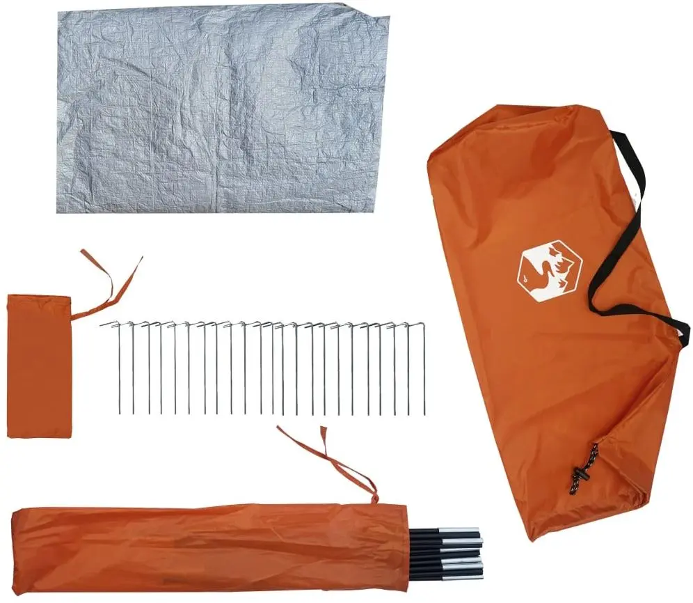 Cort VidaXL 94382 (Grey/Orange)