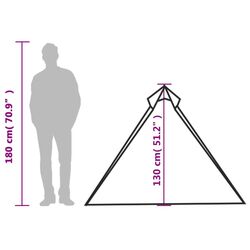 Cort VidaXL 94385 (Grey/Orange) Thumb