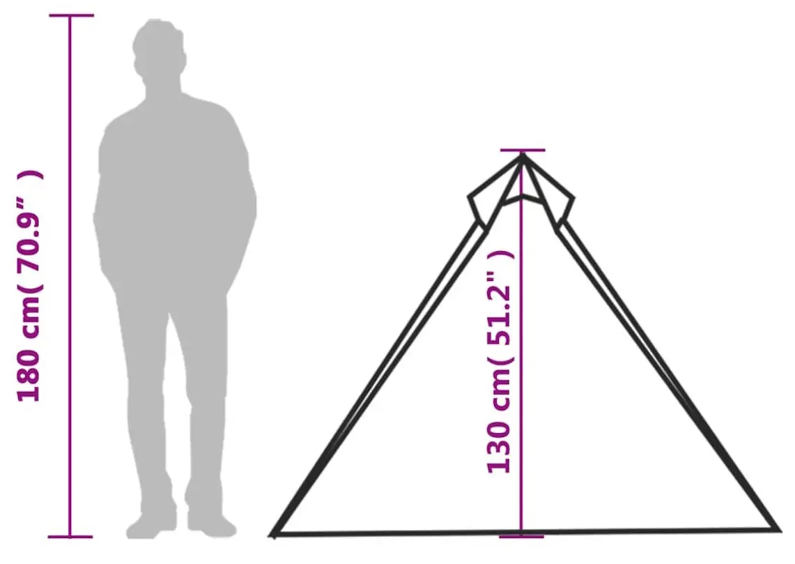 Cort VidaXL 94385 (Grey/Orange)