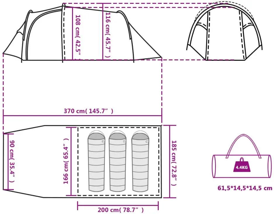 Cort VidaXL 94390 (Green)