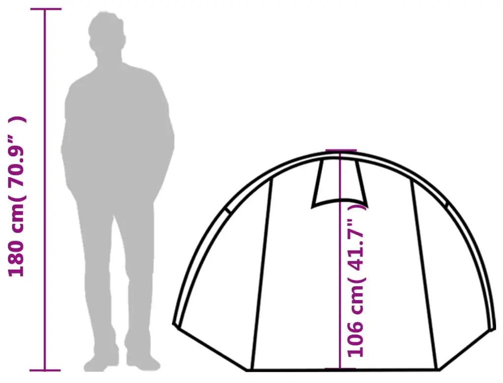 Cort VidaXL 94395 (Blue/Grey)