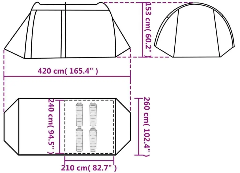 Cort VidaXL 94398 (Blue)