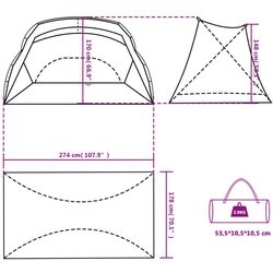 Cort VidaXL 94404 (Green) Thumb