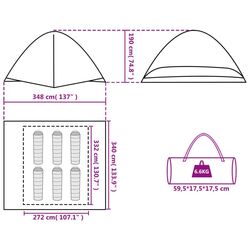 Cort VidaXL 94414 (Grey/Orange) Thumb