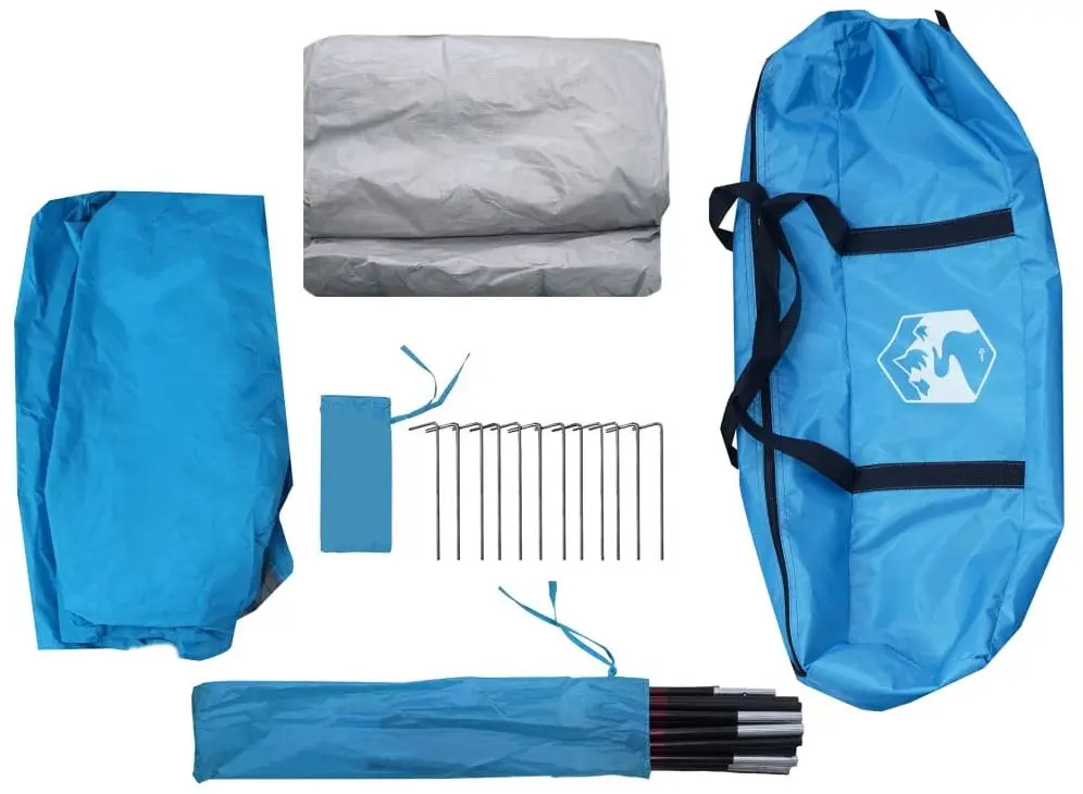 Cort VidaXL 94416 (Blue/Grey)