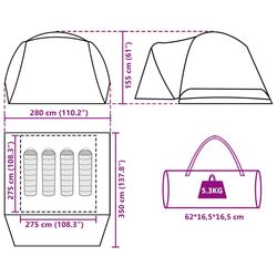 Cort VidaXL 94416 (Blue/Grey) Thumb