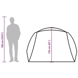 Cort VidaXL 94416 (Blue/Grey) Thumb