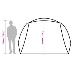 Cort VidaXL 94419 (Blue/Grey) Thumb