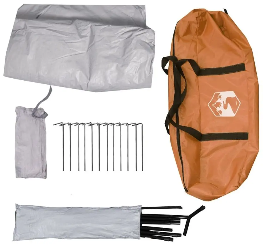 Cort VidaXL 94429 (Grey/Orange)