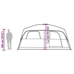 Палатка VidaXL 94534 (Blue/Grey) Thumb