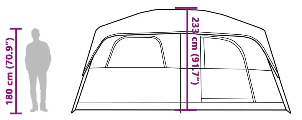 Палатка VidaXL 94534 (Blue/Grey)