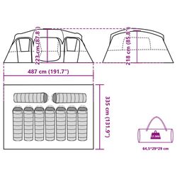 Cort VidaXL 94539 (Green/White) Thumb
