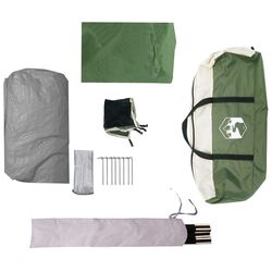 Палатка VidaXL 94542 (Green/White) Thumb