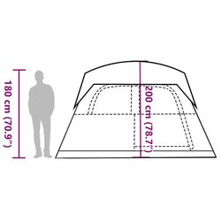 Cort VidaXL 94545 (Green/White) Thumb