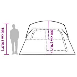 Палатка VidaXL 94546 (Blue/Grey) Thumb