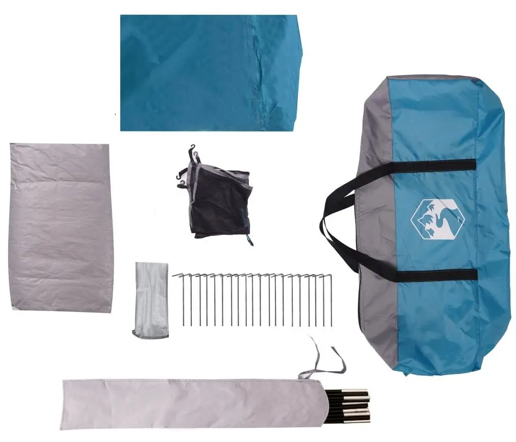 Палатка VidaXL 94546 (Blue/Grey)