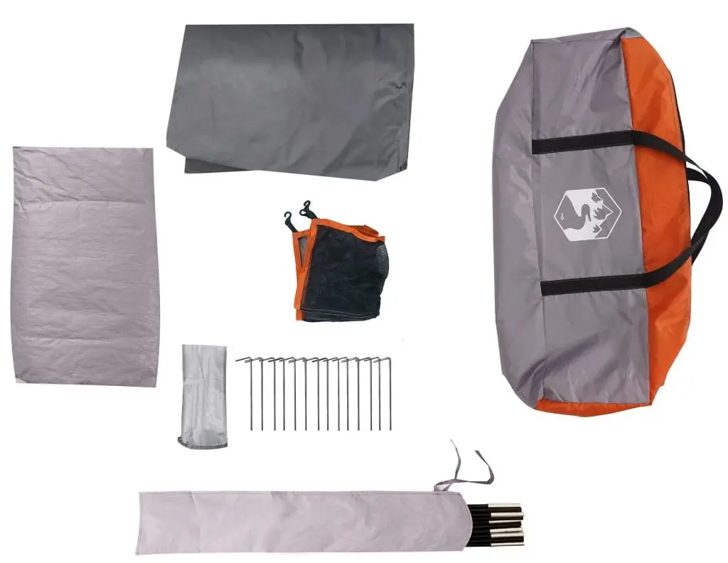 Cort VidaXL 94550 (Orange/Grey)