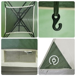 Cort VidaXL 94551 (Green/White) Thumb