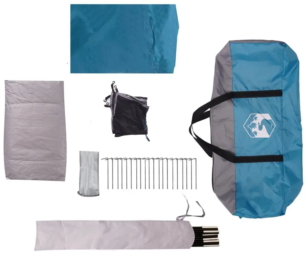 Cort VidaXL 94552 (Blue/Grey)