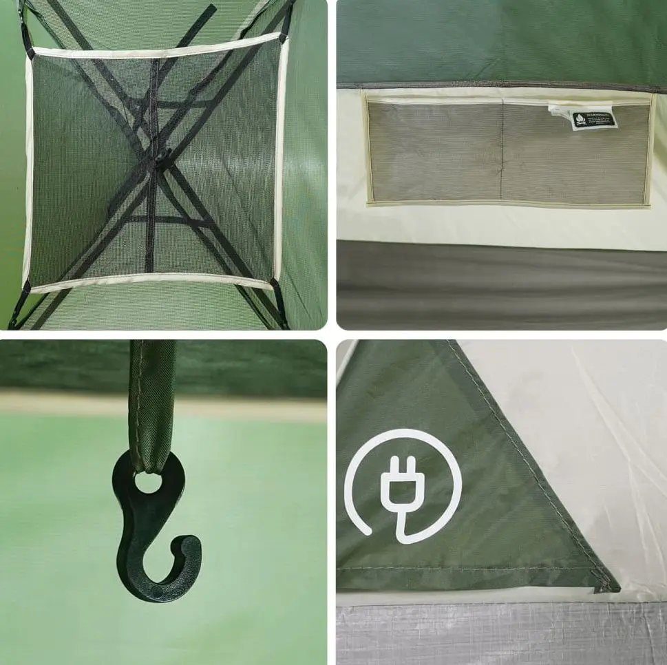 Cort VidaXL 94563 (Green/Grey)