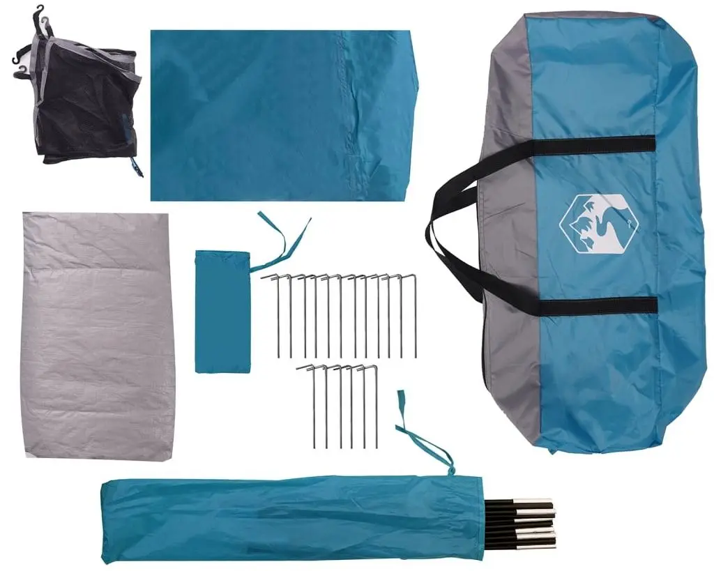 Cort VidaXL 94564 (Blue/Grey)