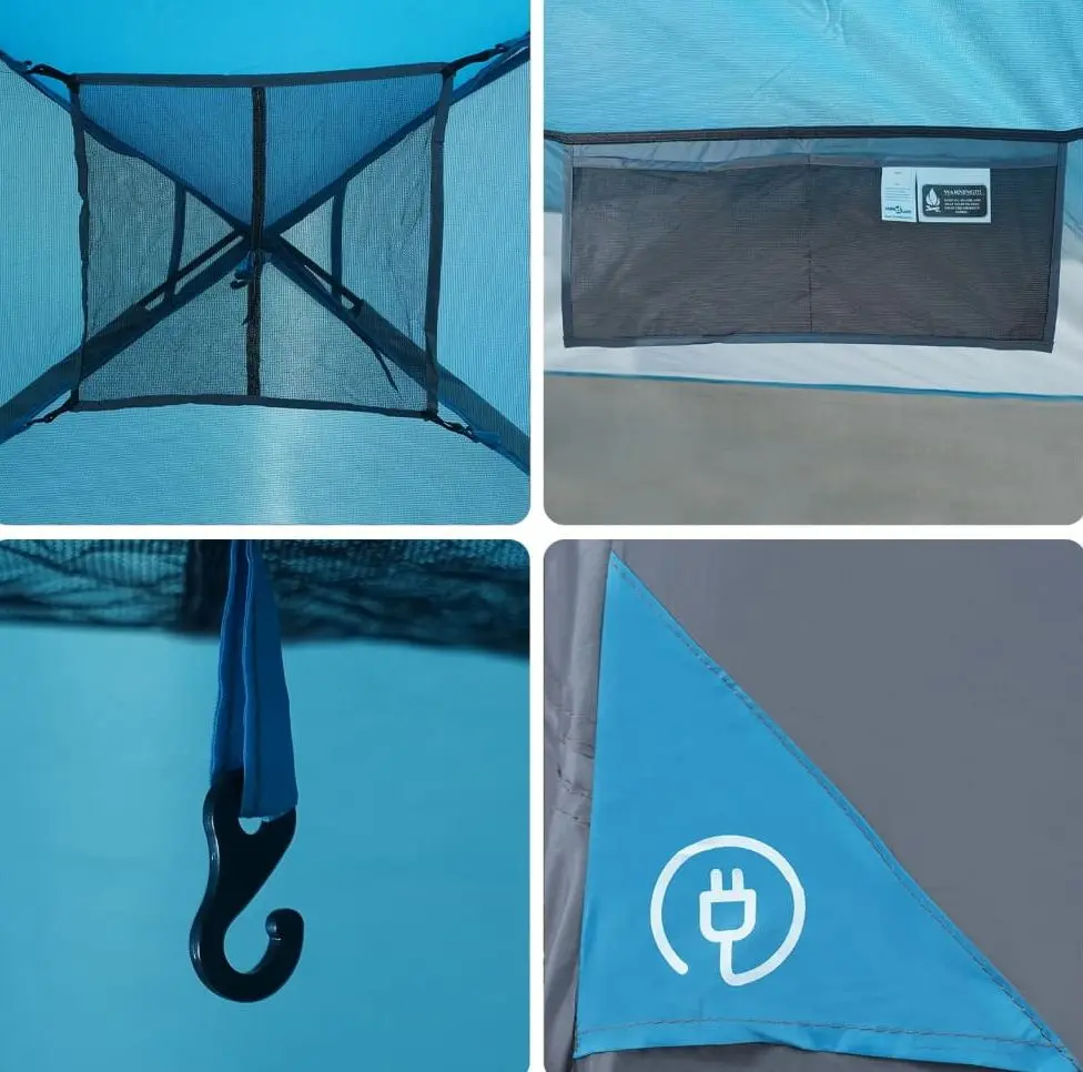 Cort VidaXL 94564 (Blue/Grey)