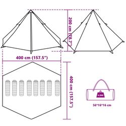 Cort VidaXL 94582 (Green) Thumb