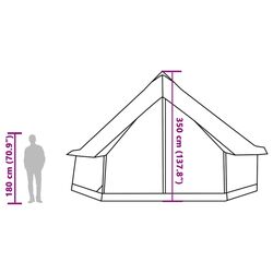 Cort VidaXL 94592 (Blue/Grey) Thumb