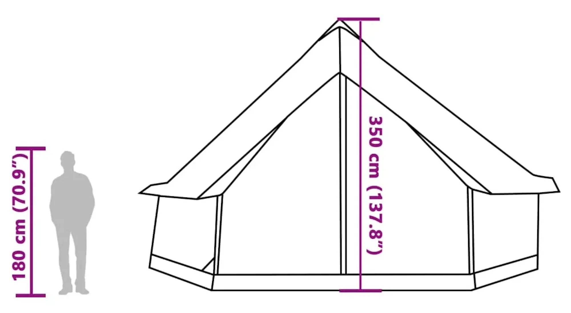 Cort VidaXL 94592 (Blue/Grey)