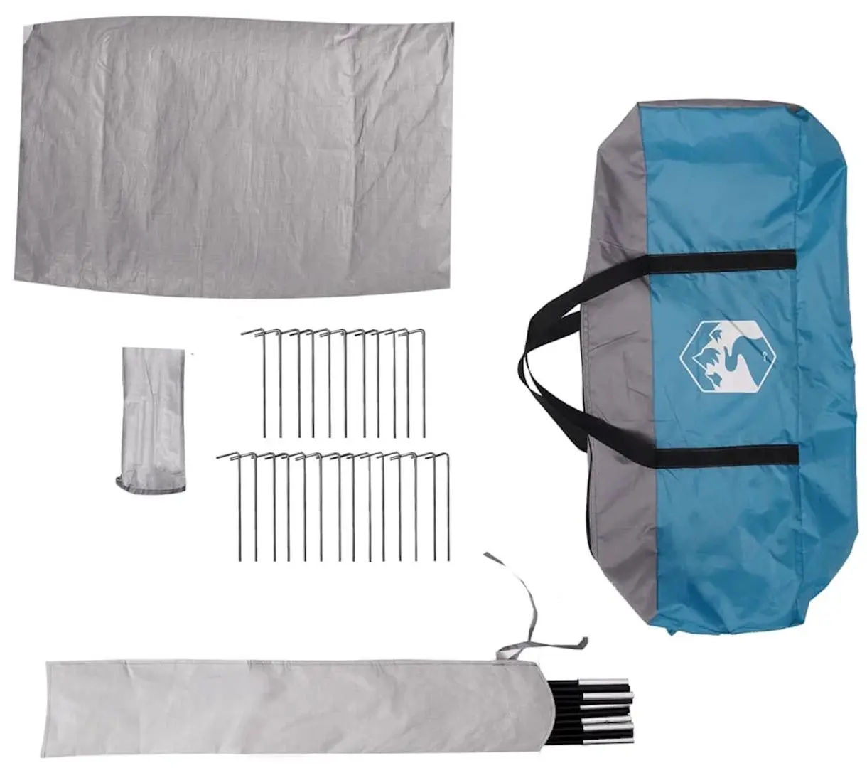 Cort VidaXL 94592 (Blue/Grey)