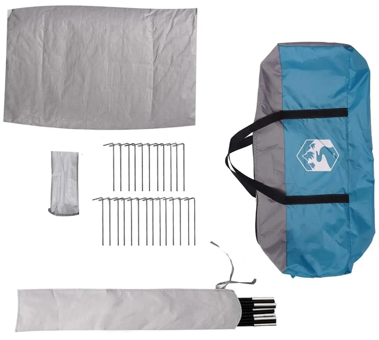 Палатка VidaXL 94595 (Blue/Grey)