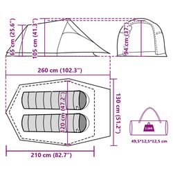 Cort VidaXL 94605 (Blue) Thumb