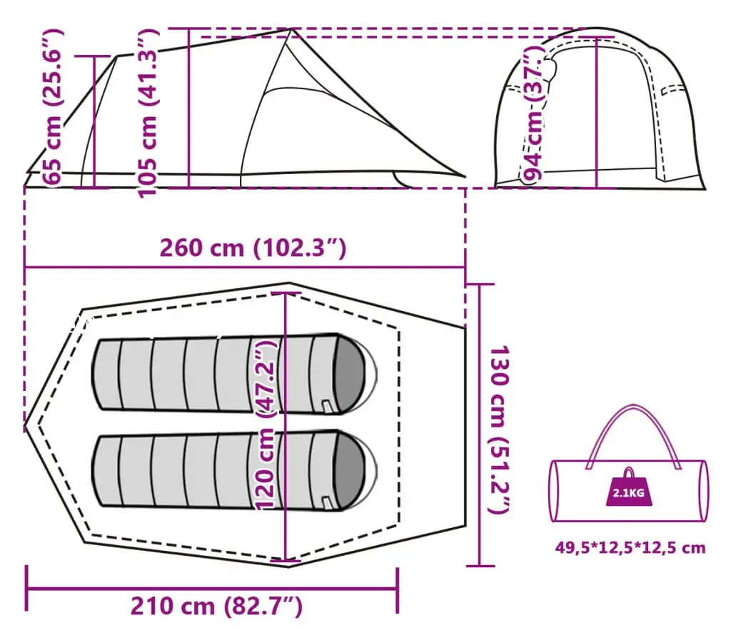Cort VidaXL 94605 (Blue)