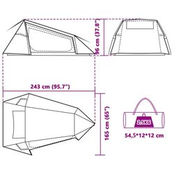 Cort VidaXL 94613 (Blue/Grey) Thumb