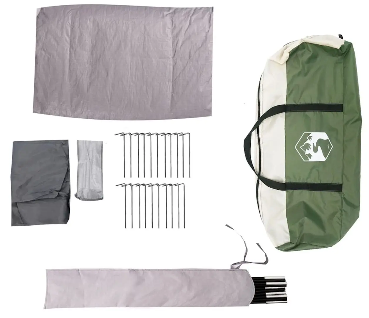 Палатка VidaXL 94625 (Green/White)