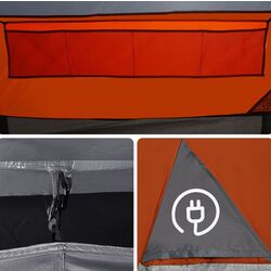 Cort VidaXL 94627 (Grey/Orange) Thumb